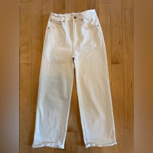 Madewell The Perfect Vintage wide leg crop Jean. Size 27.